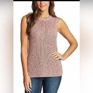 Ella Moss Multicolor Knit Sleeveless Tunic Sweater Top Women’s XL